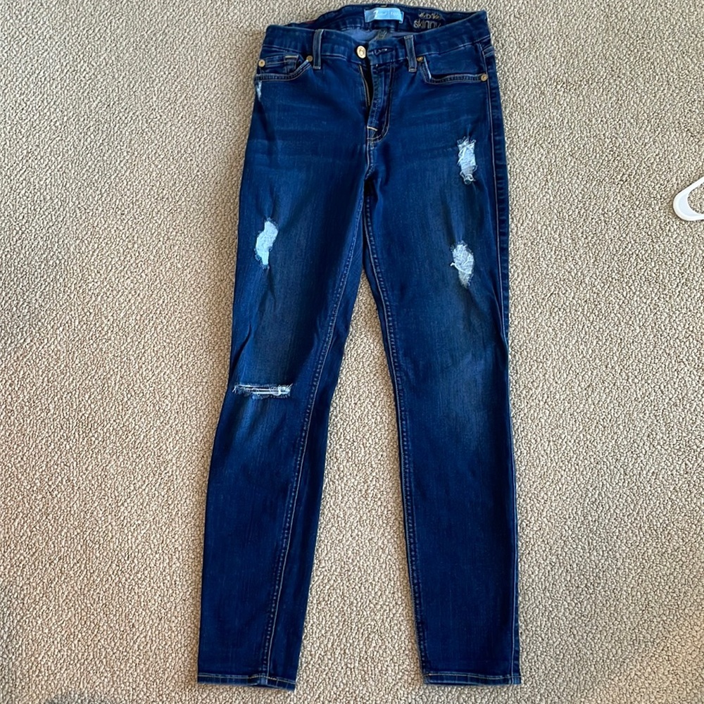 7 for all mankind distressed jeans